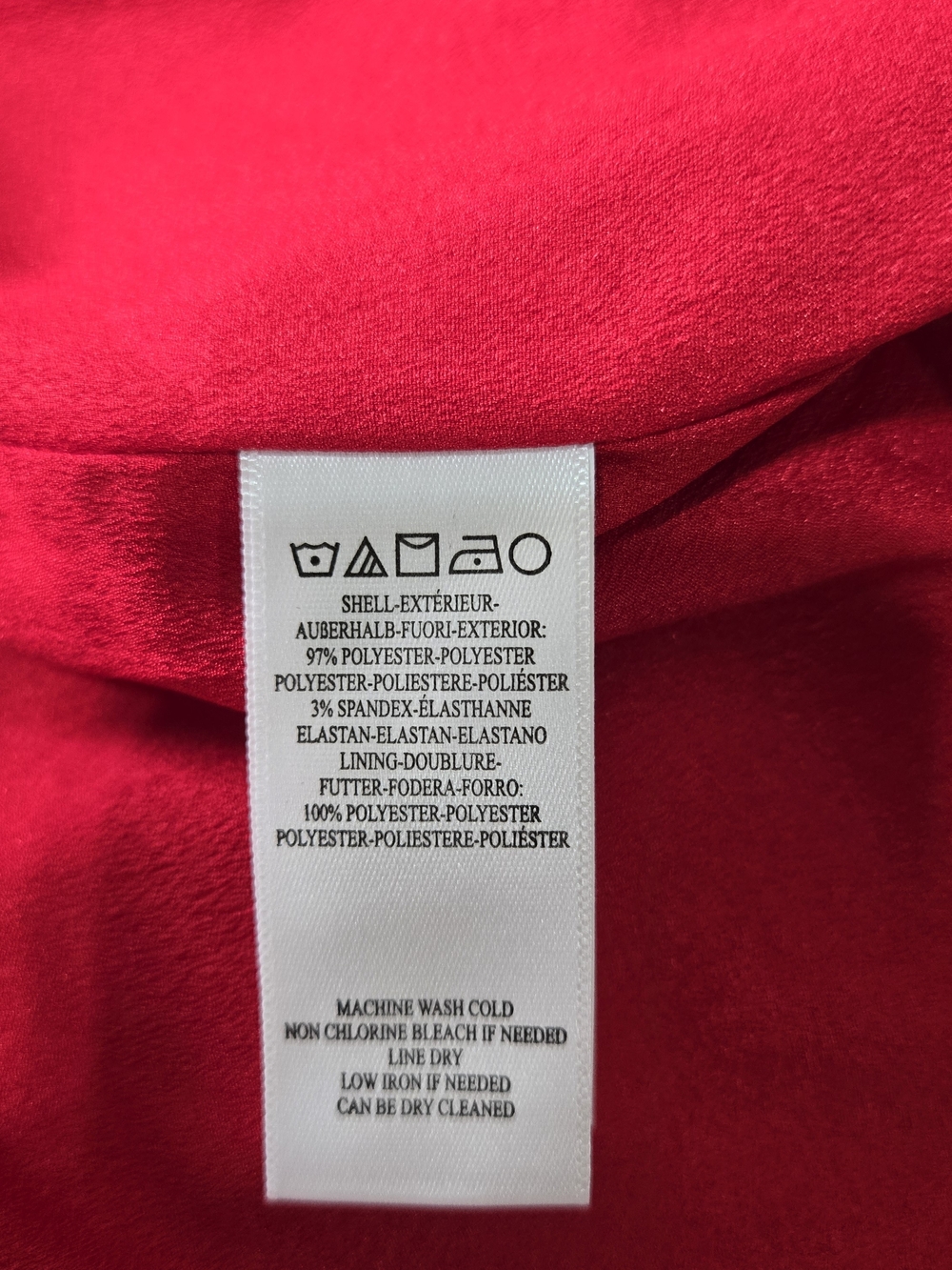 Dress the Population Red Off The Shoulder Sheath Dress Stretch Crepe M New - Picture 6 of 9